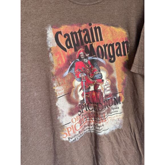 Captain Morgan T Shirt Logo Official Crew Tee Graphic Cotton - Picture 4 of 5